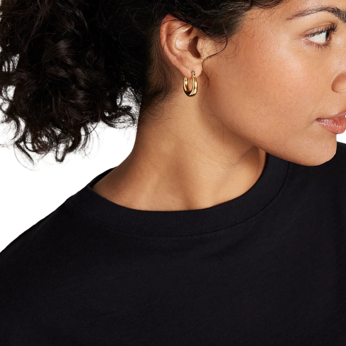 Women's Allgood Organic Cotton Long Sleeve Tee - Natural Black