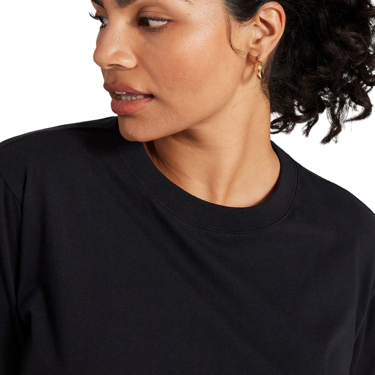 Women's Organic Cotton Tee - Natural Black